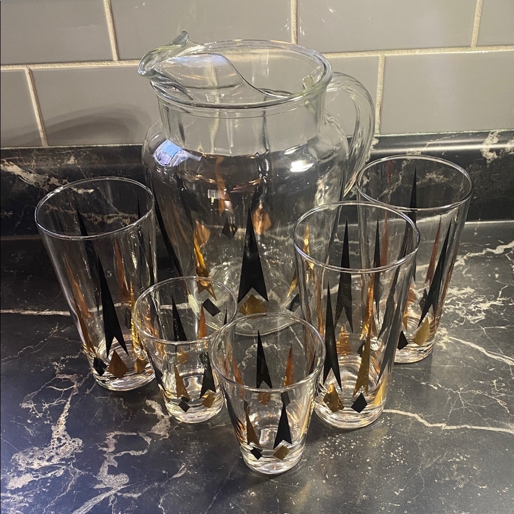 Vintage Atomic Arrow bar set